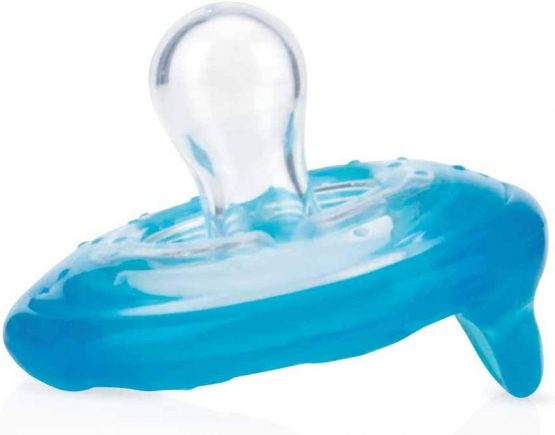 Nûby - 2 Natural Flex™ Dummy Cherry Shape - Green & Aqua - 6-36 Months - Image 2
