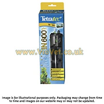 Tetra IN600 Plus Aquarium Internal Filter for 50 - 100L Aquariums, Black, 50-100 litre