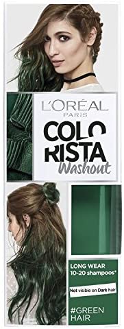 L'Oreal Paris Colorista Washout Green Semi-Permanent Hair Dye 80ml