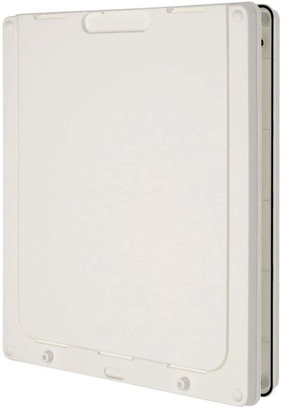 Dog Mate Lockable Large Dog Door, Fast Installation, Easy Fitting, Convenient, Weatherproof, Tamper Proof, Draught Excluder, Silent, Extremely Durable - White (216 W) - Image 2