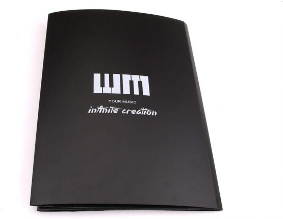 Piano Music Score Folder, A4 Music Sheet Folder, 6 Pages Expanded File Folder, PVC Music Paper Display, Folding Document Paper Folder Music Display, 2pcs - Image 4