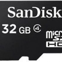 SanDisk 00114758 32 GB Class 4 MicroSDHC Card with SD Adapter (Label May Change)