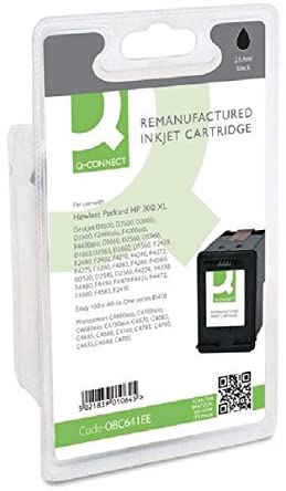 Q-Connect HP 300XL Remanufactured Black Inkjet Cartridge High Yield