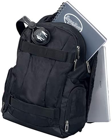 Fanatic Hawk Padded Nylon Backpack for 17 inch Laptop - Black, Black (Schwarz), 46 Centimeters - Image 2