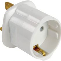 Eagle UK Visitors Travel Adaptor (European Schuko to UK)