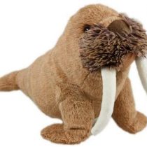 Animal Instincts Snow Mates Winston Walrus, Squeaky Soft Plush Chew Companion Dog Toy - Large