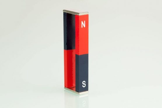 Educational Alnico Bar Magnets - North & South Identified (11 x 6 x 75 mm) Pack of Two