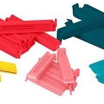 Ikea 0757901195440 Bevara Sealing Clips, various sizes, Polypropylene, bright colours 16 x 12 x 3 cm