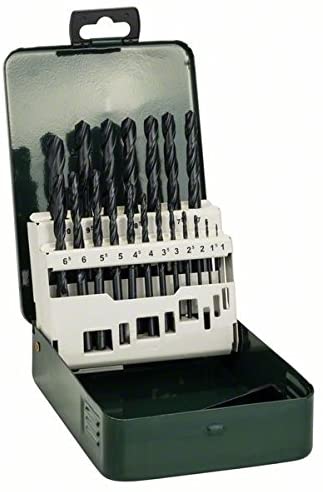 Bosch 2609255032 HSS-R Metal Drill Bit Set (19 Pieces)