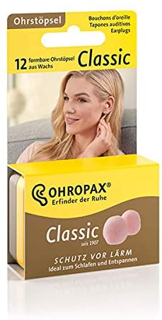 Ohropax Classic Wax Mouldable Earplugs 3 Packs (18 works), Pink, 12 count (Pack of 3) - Image 3