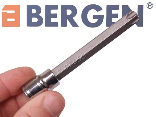 US Pro Bergen 8PC 3/8" Dr. 110mm Long Torx Bit Socket Set T25 - T60, White-a95, Variety Pack - Image 4