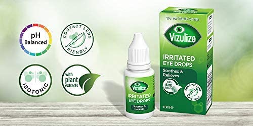 Vizulize Irritated Eye Drops, 10ml Soothing Itchy Eyes, Green, 10 ml (Pack of 1) - Image 2