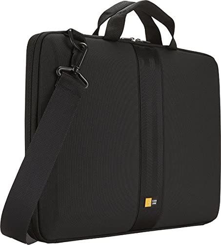 Case Logic Molded EVA/Polyester Rigid Attaché Sleeve for 16 inch Laptops - Black, 16"