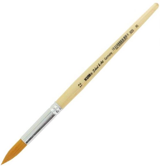 KUM School & Art RS #12 514.20.19 Synthetic Brush Pointed