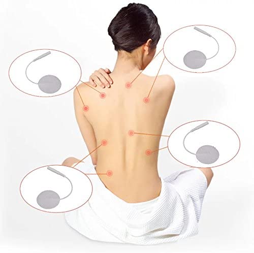 E-Cron Compatible TENS Pads, Electrodes 5 cm, Snap connection, Long Lasting, Self-Adhesive and Reusable Electrode Pads - Image 2