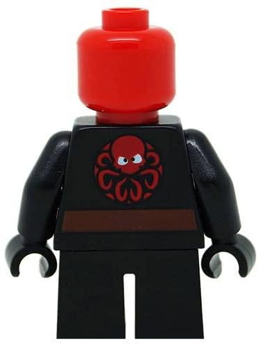 LEGO Genuine Marvel RED SKULL *Short Legs* Minifigure SPLIT from 76065 Mighty Micros Set, Roter - Image 2