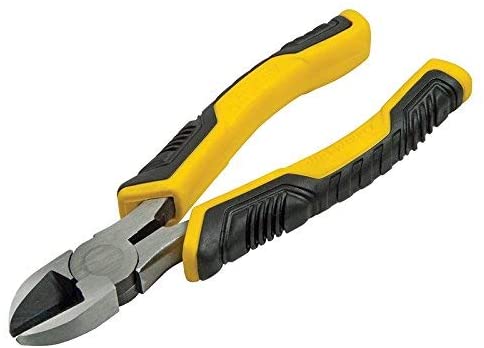 STANLEY Control Grip Diagonal Cutting Pliers 180mm STHT0-74455, Yellow, Eén maat - Image 4