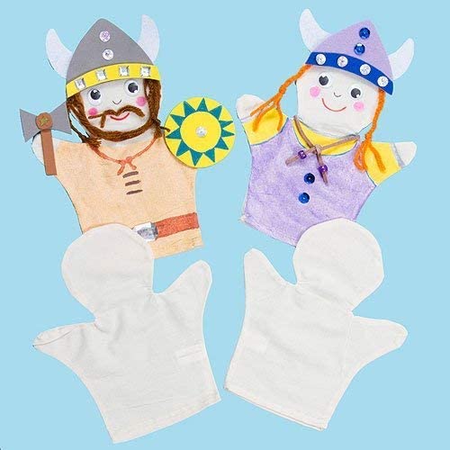 Baker Ross E562 Make Your Own Puppet, for Children to Paint Personalise and Use for Arts and Crafts Projects (Pack of 6) - Image 3