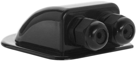 Offgridtec 006415 Roof Duct Dual Black For Motor Home Caravan Boat Solar Cable Duct ABS