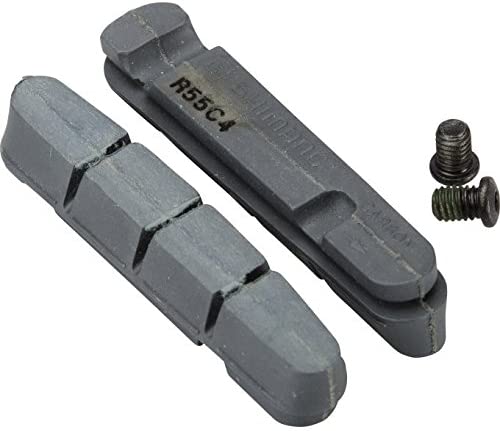 Shimano R55C4 Brake Pad for Dura Ace/Ultegra/105 Carbon Rims 2016 Rim Brake Pad, Grey, standard size