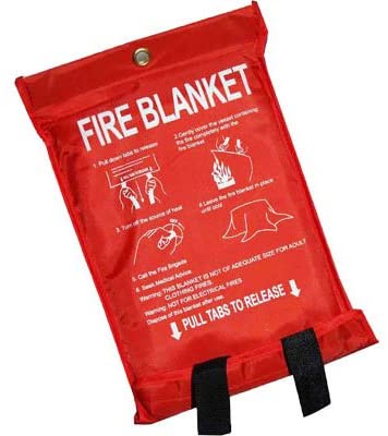 Quick Release Home Extinguisher Fibreglass Fire Blanket