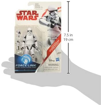 Star Wars First Order Stormtrooper Force Link Figure, Teal, 3.75 inches - Image 3