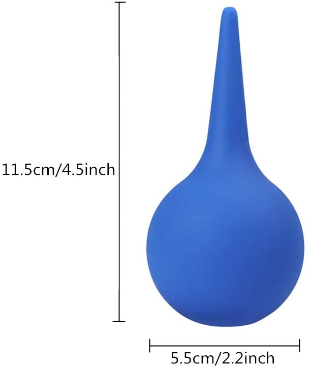 2Pcs Air Blower Pump 75ml Washing Rubber Ear Syringe Bulb for Adults & Children, 75 ml (Pack of 2) - Image 2