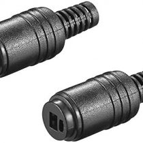 electrosmart Pair of 2 Pin Din Female HiFi Loud Speaker Cable Plugs with Screw Connections