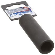 Draper 12742 Expert Deep Impact Socket, 1/2" Square Drive, 16mm