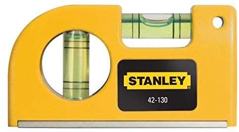 Stanley 0-42-130 Horizontal/Vertical Magnetic Pocket Level, Yellow - Image 3