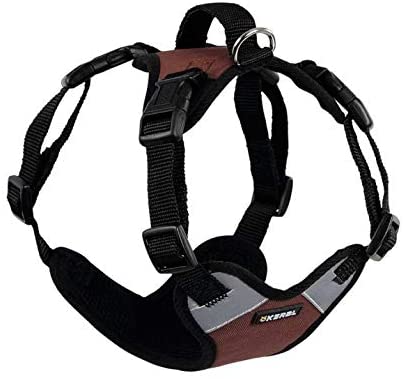 Kerbl Pulsive Dog Harness, 62/85 cm x 72/96 cm, Brown