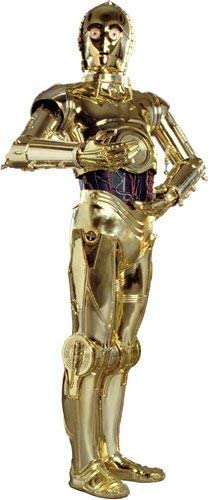 RoomMates C-3PO Giant Wall Sticker, Gold, 146 cm L X 60 cm W - Image 2