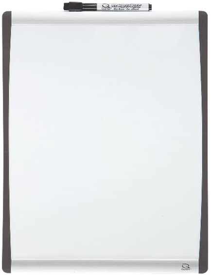Nobo Small Magnetic Board with Arc Frame, Wall Mountable, Includes 1 x Marker, Magnets and Adhesive Foam Pads