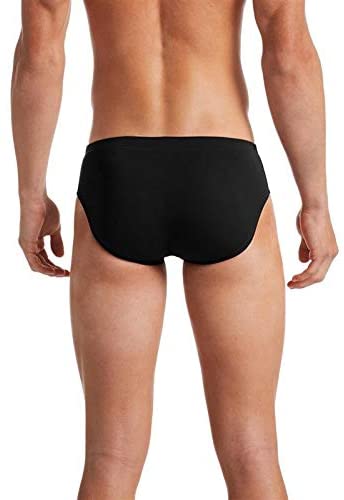 NIKE Brief Men's Swimwear, Black, M, 32 - Image 2