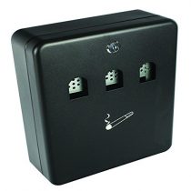 Q-Connect KF04271 Steel 2.7 Litre Wall Mounted Cigarette Ashtray Ash Bin Outdoor Smoking Bin