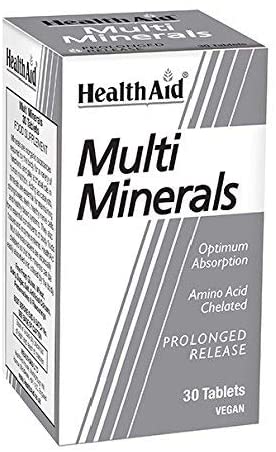 HealthAid Multiminerals - Prolong Release - 30 Tablets, 30 count (Pack of 1)