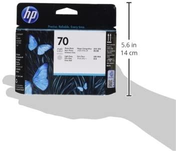 HP 70, C9407A, 1 x Light Grey, 1 x photo Black, Printhead, For DesignJet T1120, Z2100, Z3100, Z3200, Z5200 - Image 3