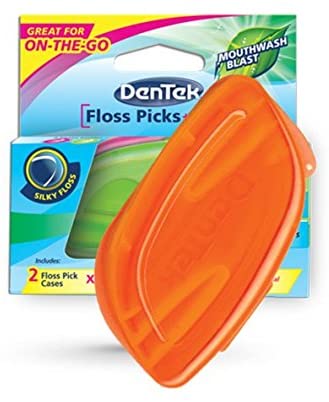 DenTek 3-in-1 on the Go Floss Picks & Cases, ideal for easy dental hygiene on the go as you travel, 12 count (Pack of 6) - Image 2