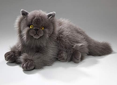 Carl Dick Cat, Persian grey, 12 inches, 30cm, Plush Toy, Soft Toy 3433, 30 cm x 20 cm x 14 cm - Image 2