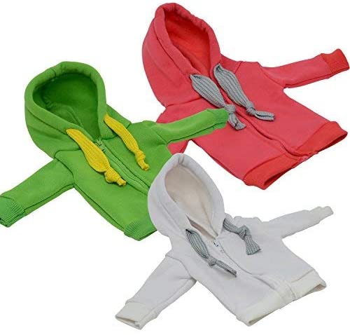 The New York Doll Collection Dolls Solid Coloured Set of 6 Hoodie T-Shirts For Fashion Girl Dolls, Doll Sweatshirts - Image 4