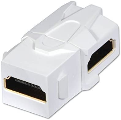 LINDY HDMI Female to Female 90 Degree Keystone, White, HDMI 90° Doppelkupplung