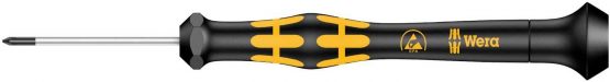 Wera 1550 PH Kraftform Micro ESD Screwdriver for electricians, PH 000 x 40 mm, 05030117001