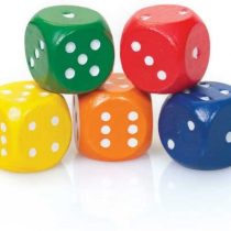 Tobar Wooden Dice (5 Piece Set)