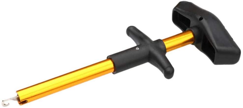 VOANZO Fishing Hook Remover, Squeeze-Out Fish Hook Separator Tools, Fishing Hook Extractor Puller Removal Tool 170x75x30mm (Yellow) - Image 3