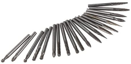 BQLZR Tungsten Steel Grinding Head Rotary File Burr Set Tungsten Carbide Rotary File Bur Burr Grinding Double Rotary Burr Set Pack of 20 - Image 3