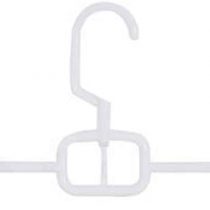 MSV Plastic PP Hanger, White