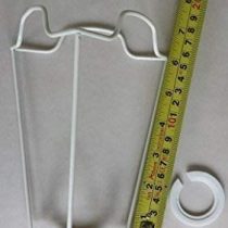 6 inch ES Shade Carrier  Support a lampshade with Duplex Fitting.