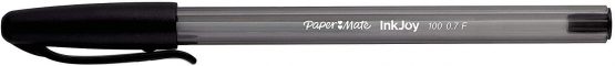 Paper Mate InkJoy 100ST Ballpoint Pens | Fine Point (0.7 mm) | Black | 5 Count - Image 2