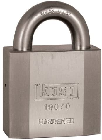 Kasp K19070D 190 Series High Security Padlock, Multicolor, open shackle