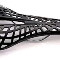 Saddle sports, road bike MTB trekking saddle 180 g, black and white